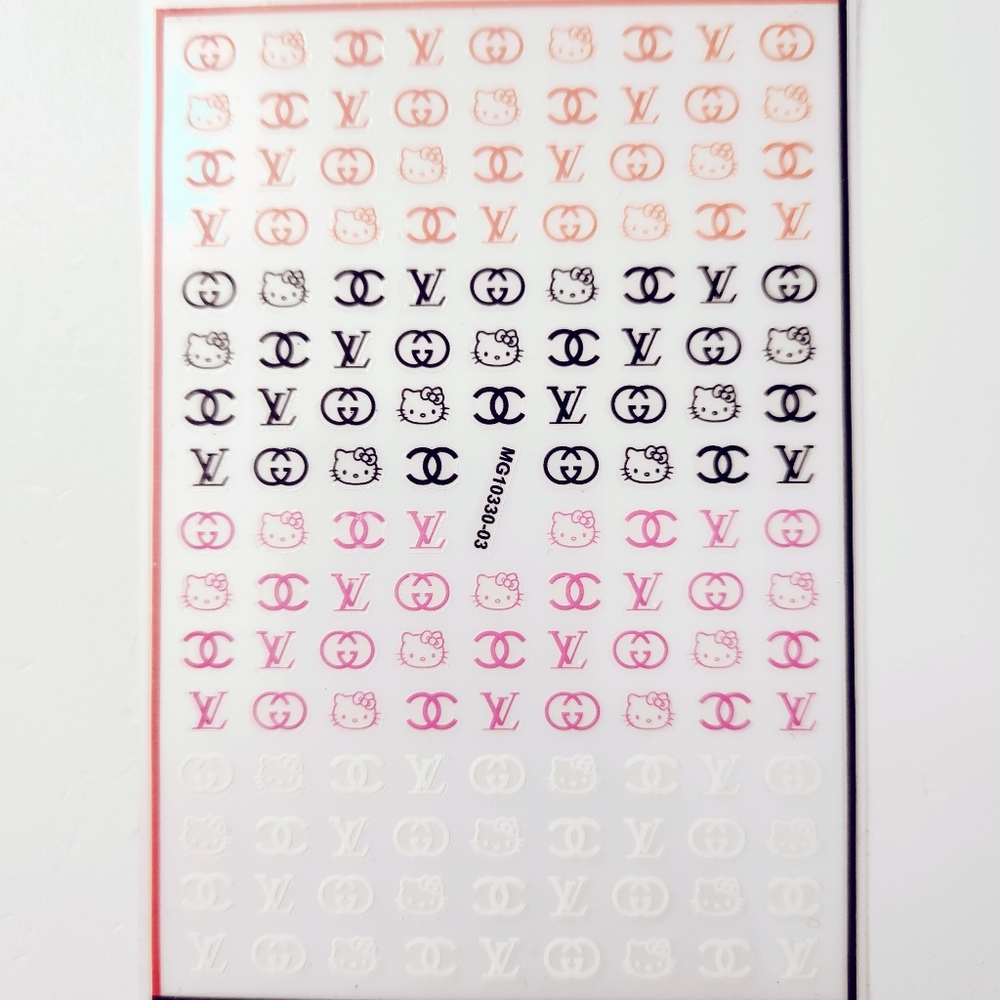 ⭐4/$15 Hello Kitty Nail Art Stickers